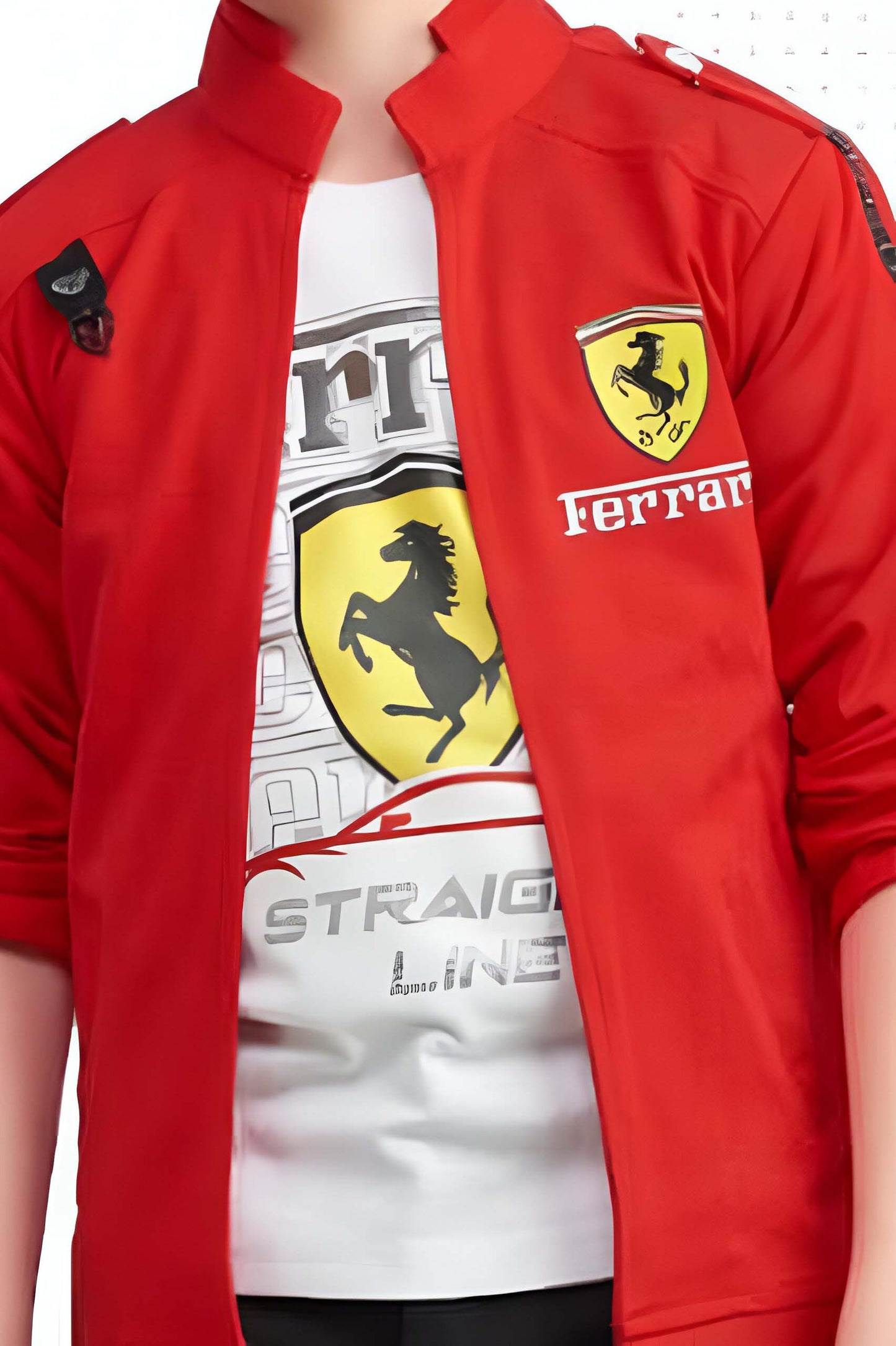 Boys' Red Ferrari Themed Outfit