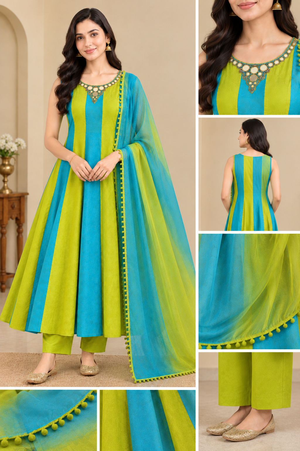 Elegant Anarkali Suit Set