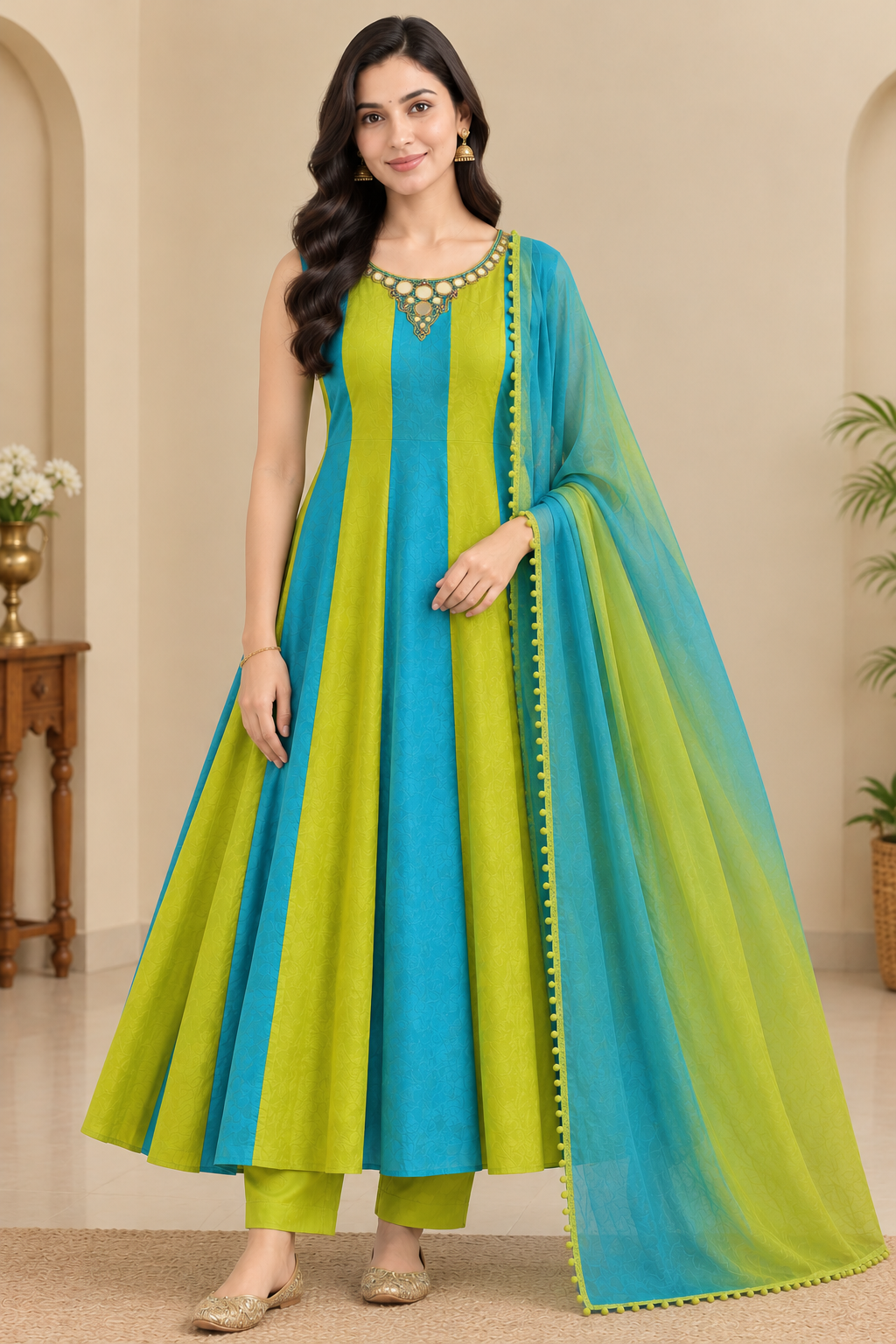 Elegant Anarkali Suit Set