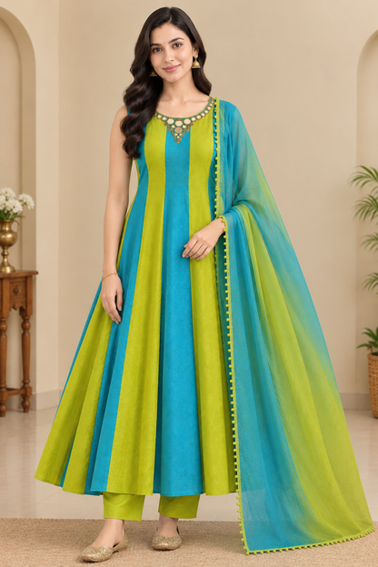 Elegant Anarkali Suit Set